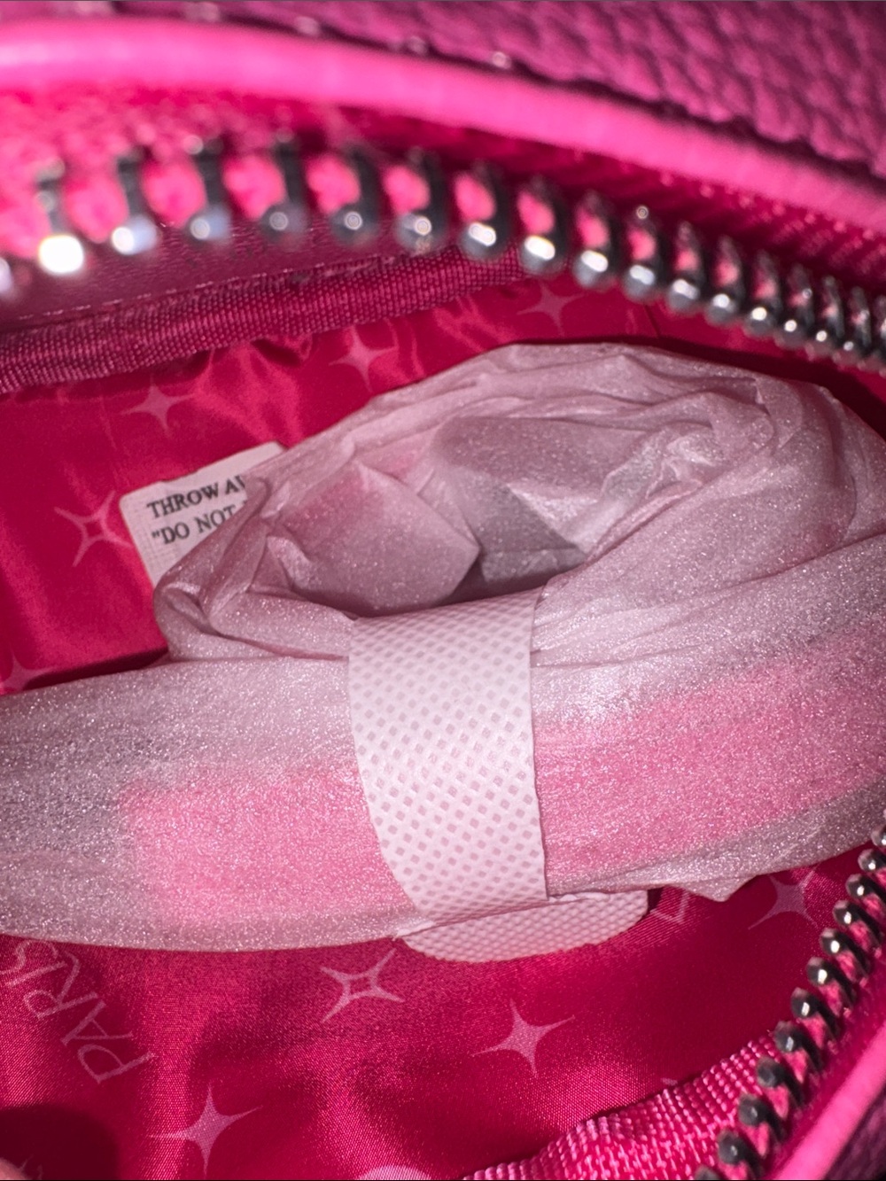 Paris Hilton - NWT '11' Mini Dome Handbag Bubblegum Pink -viral - Picture 8 of 9